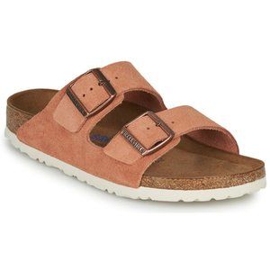 Birkenstock Arizona Soft Slide Sandal rust 38 N